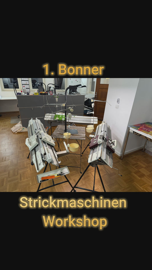 3. Bonner Strickmaschinen Workshop 8.5 bis 9.5.2026